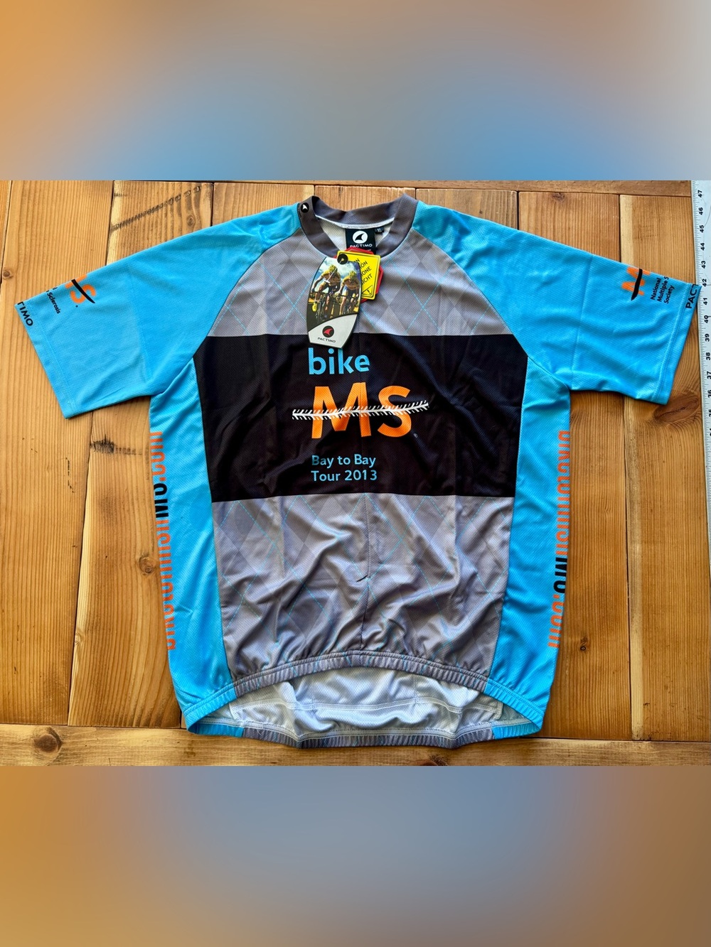Pactimo Cycling Jersey Men's Size XLarge Brand New With Tag(s) Bay To Bay 2013